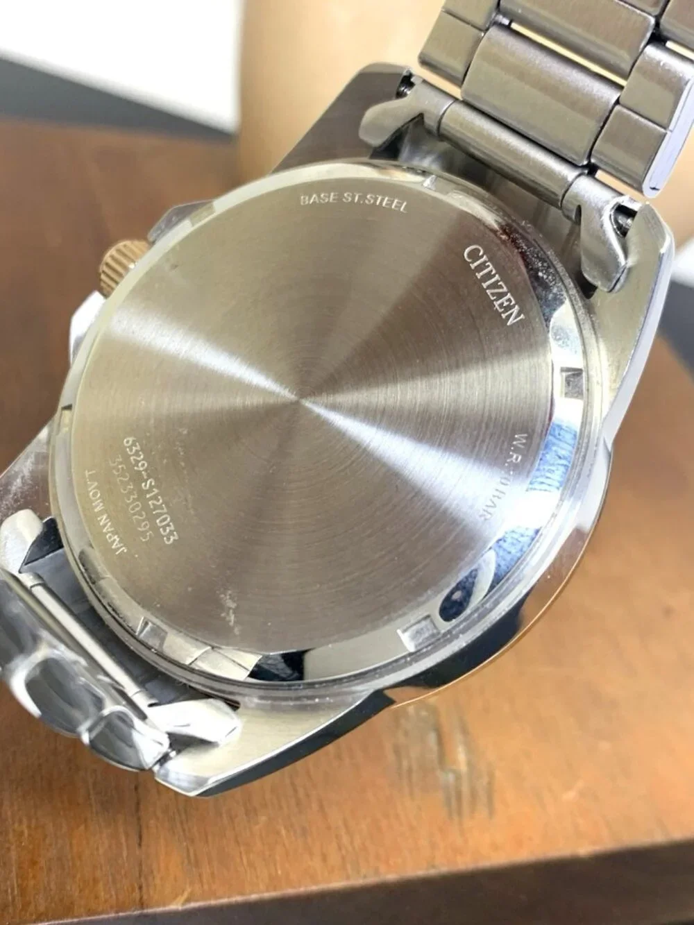 Citizen Men's Watch AG8346-51A Quartz Silver Dial Two Tone Stainless Steel 42mm